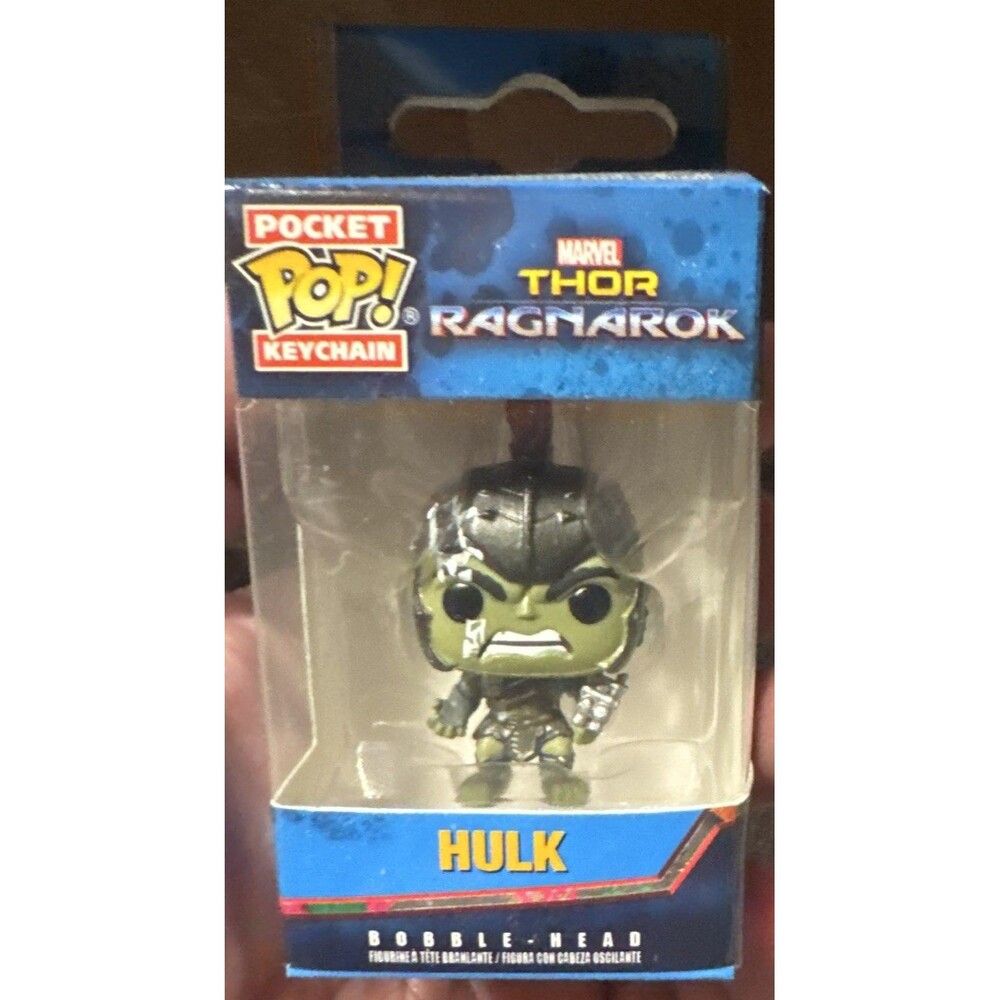 Funko Pocket Pop! Marvel Thor: Ragnarok Hulk Bobble-Head Keychain